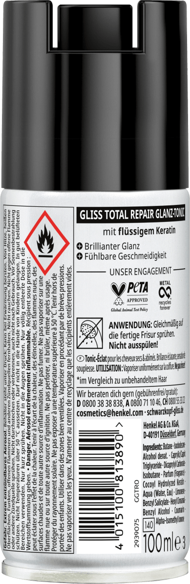 Haar-Tonic Total Repair Glanz, 100 ml