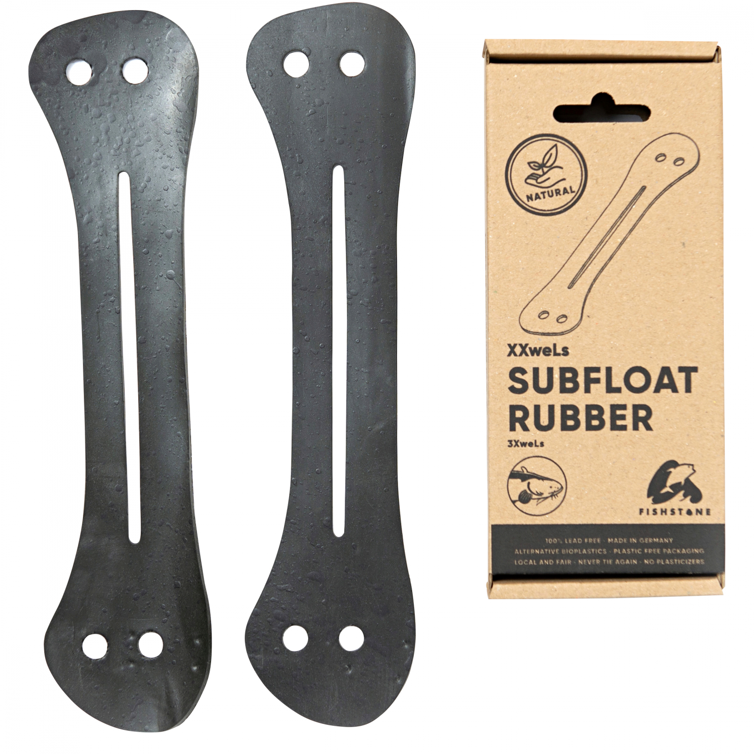 FISHSTONE Welsmontage 3XweLs Rubber (Einzelteil - muddy)