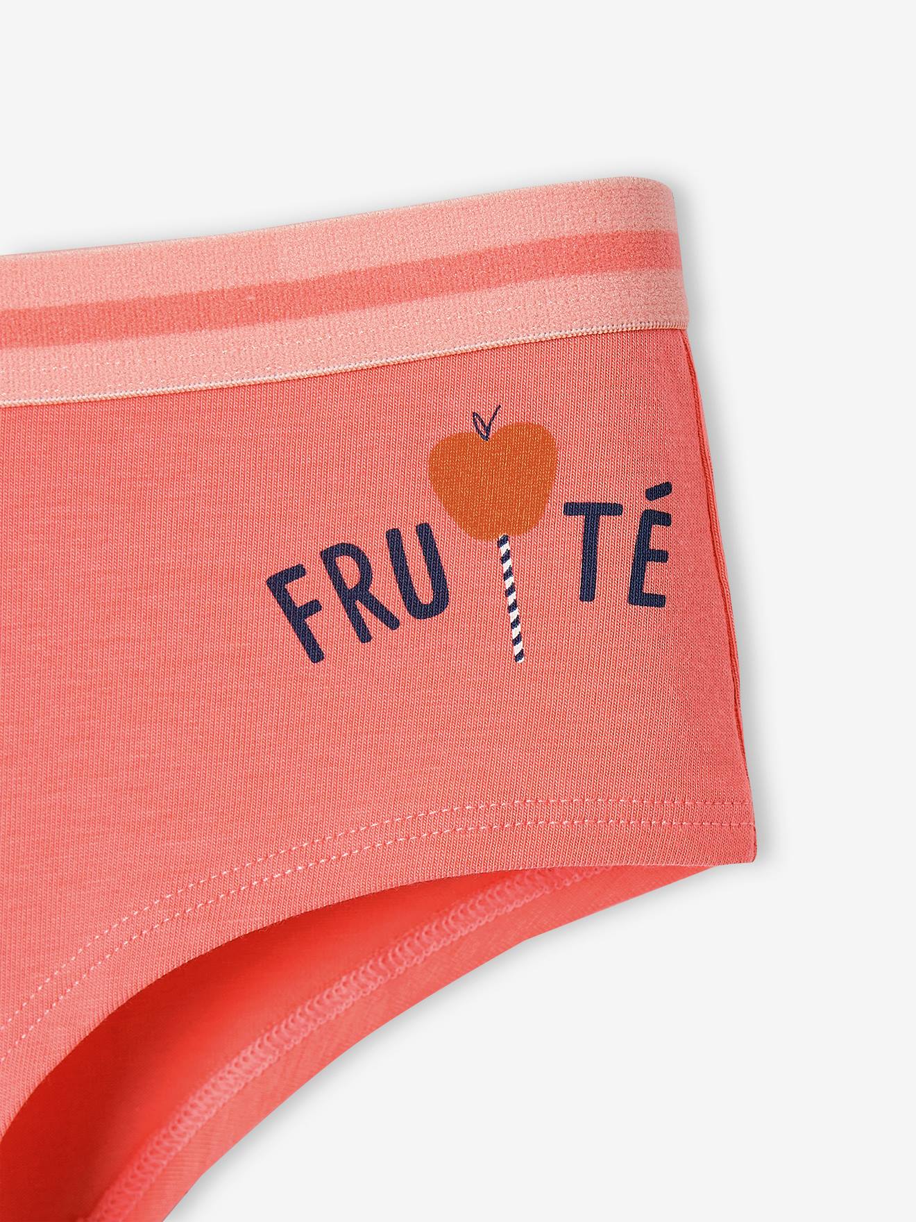 Vertbaudet 5er-Pack Mädchen Shortys - pfirsich