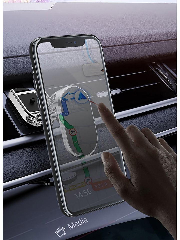 SWEET ACCESS Kfz-Smartphone-Halterung in Silber/ Schwarz günstig kaufen onesize