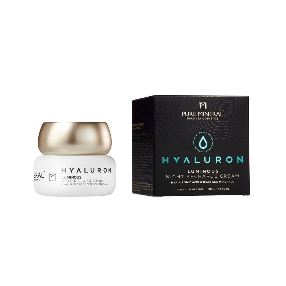 Pure Mineral HYALURON - CRÈME RECHARGE LUMINEUSE NUIT Créme visage