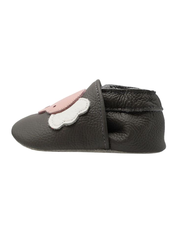 Yalion Leder-Krabbelschuhe 