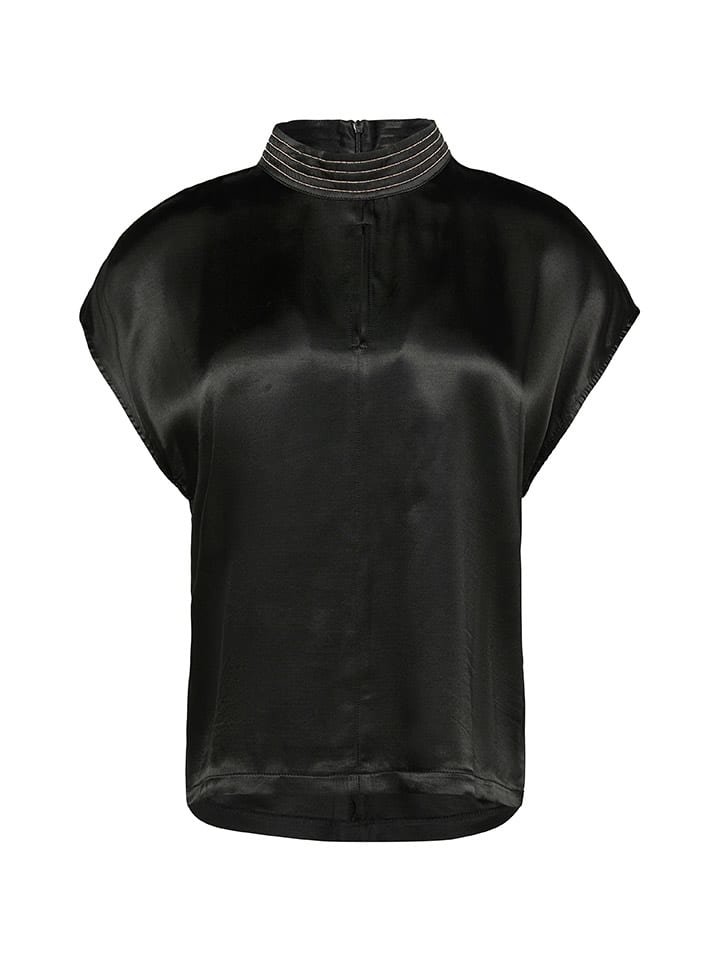 comma Bluse in Schwarz günstig kaufen