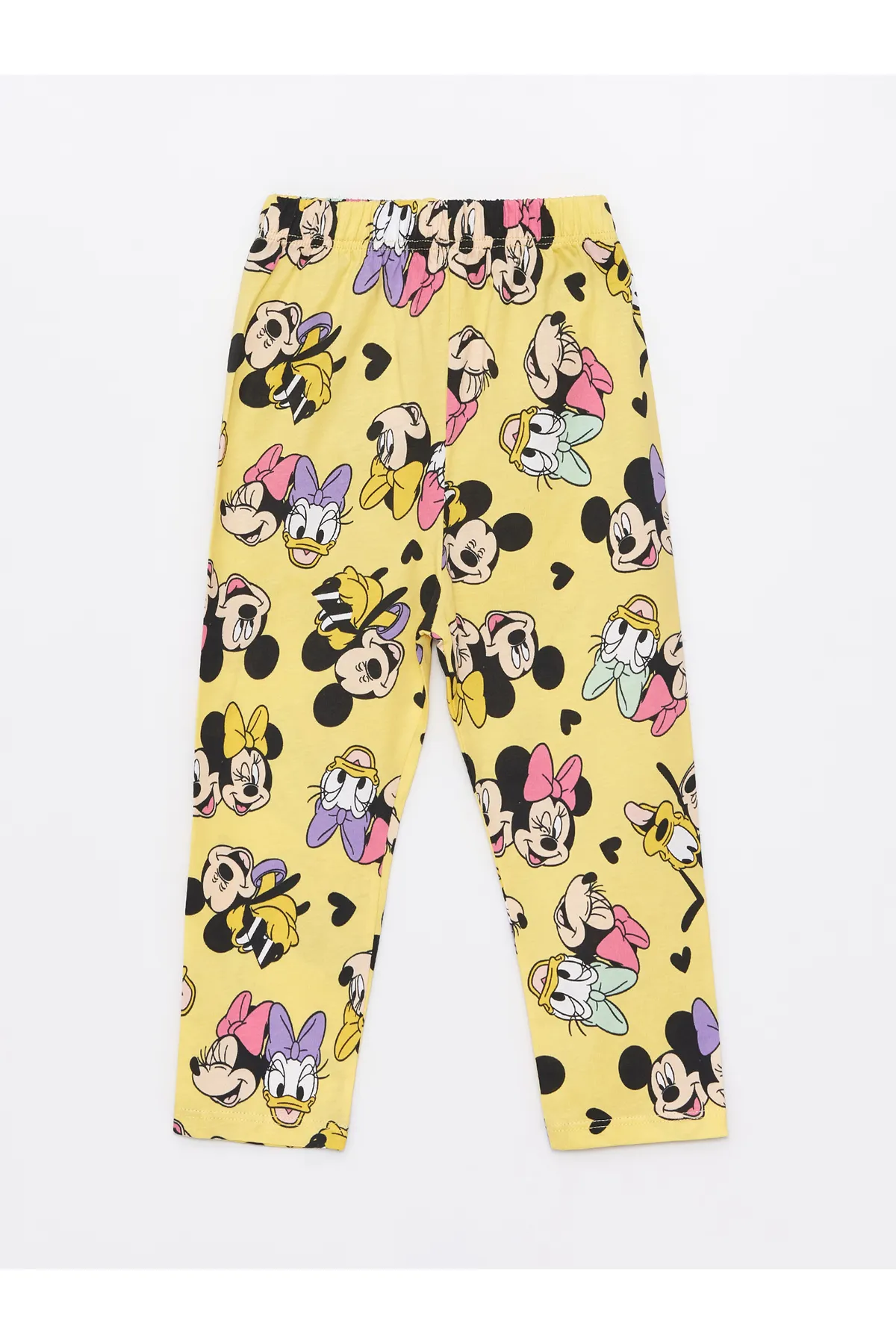 LC Waikiki  Kurzarm-Pyjama-Set für Babys mit Polokragen und Minnie Mouse-Aufdruck