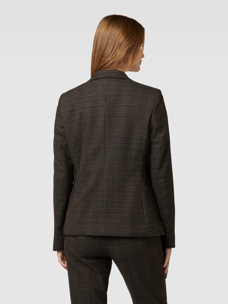 Blazer mit Pattentaschen in schwarz