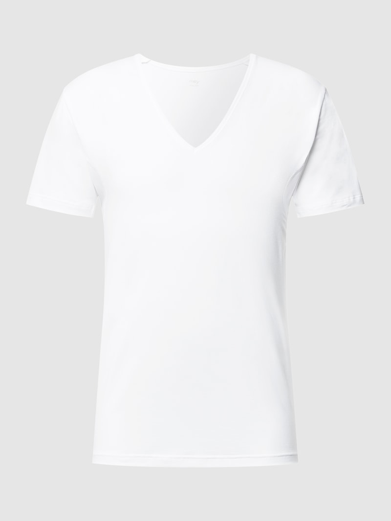 T-Shirt mit Stretch-Anteil Modell 'Das Drunterhemd' in weiß