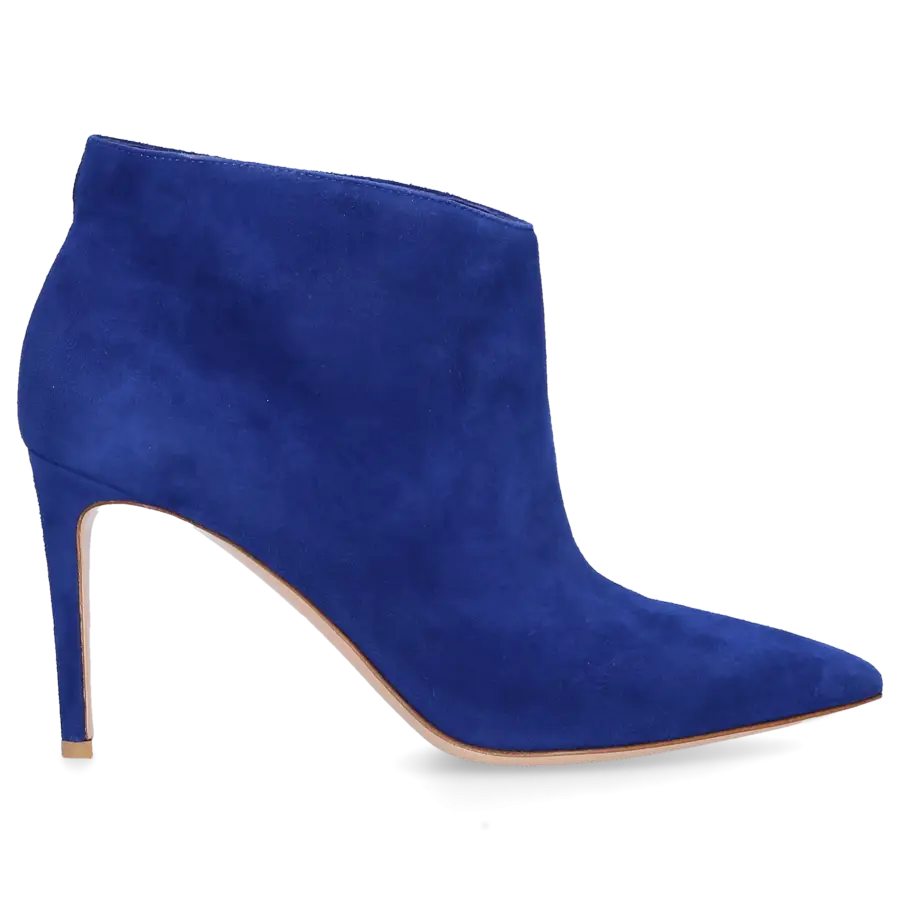 Gianvito Rossi - Klassische Stiefeletten G05865 Veloursleder - blau