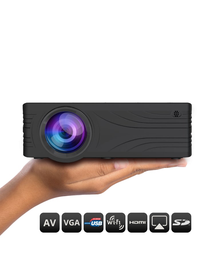 LA VAGUE LV-HD240 WI-FI LED-Projektor in schwarz günstig kaufen onesize