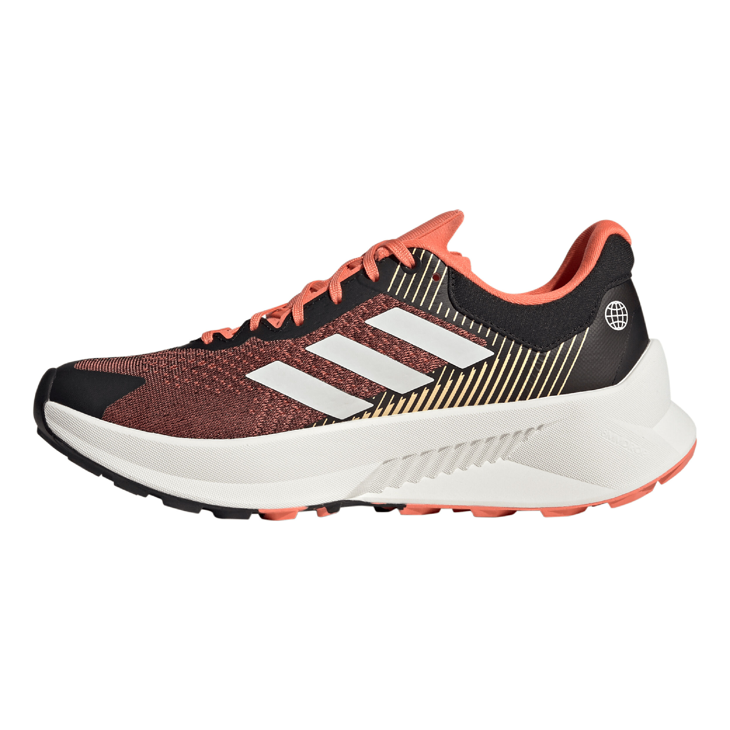 Terrex Soulstride Flow Trailschuh Damen - Schwarz, Weiß