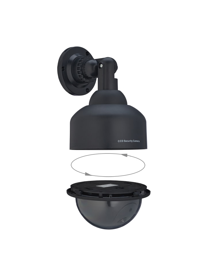 relaxdays 2 x Kamera Dummy in Schwarz günstig kaufen onesize