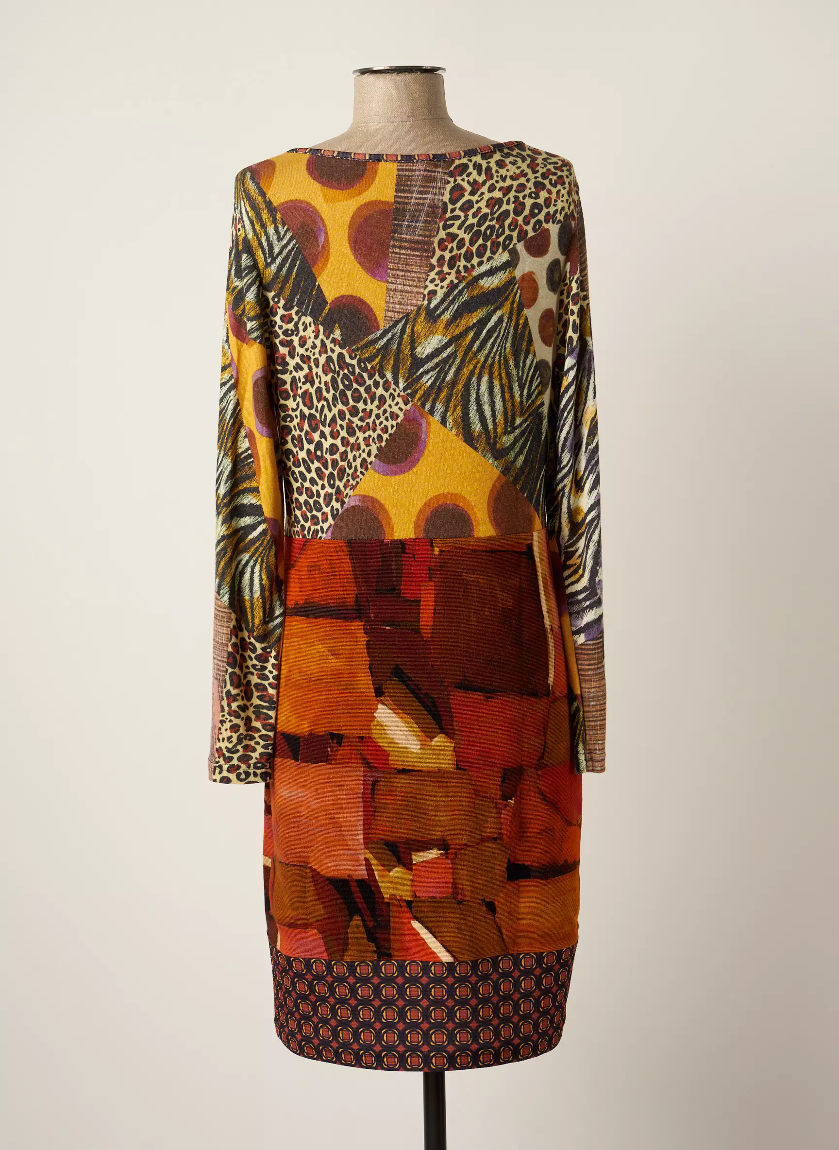 Olivier Philips Robes Mi Longues Femme couleur marron