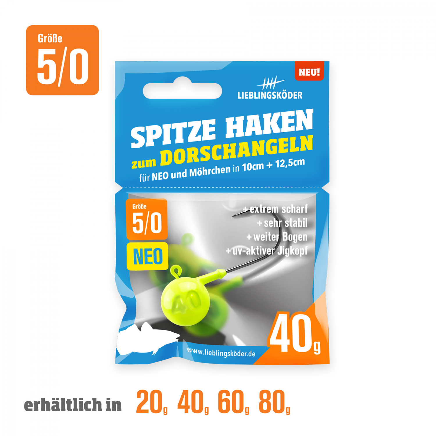 Lieblingsköder Angelhaken Spitz (NEO 4/0)