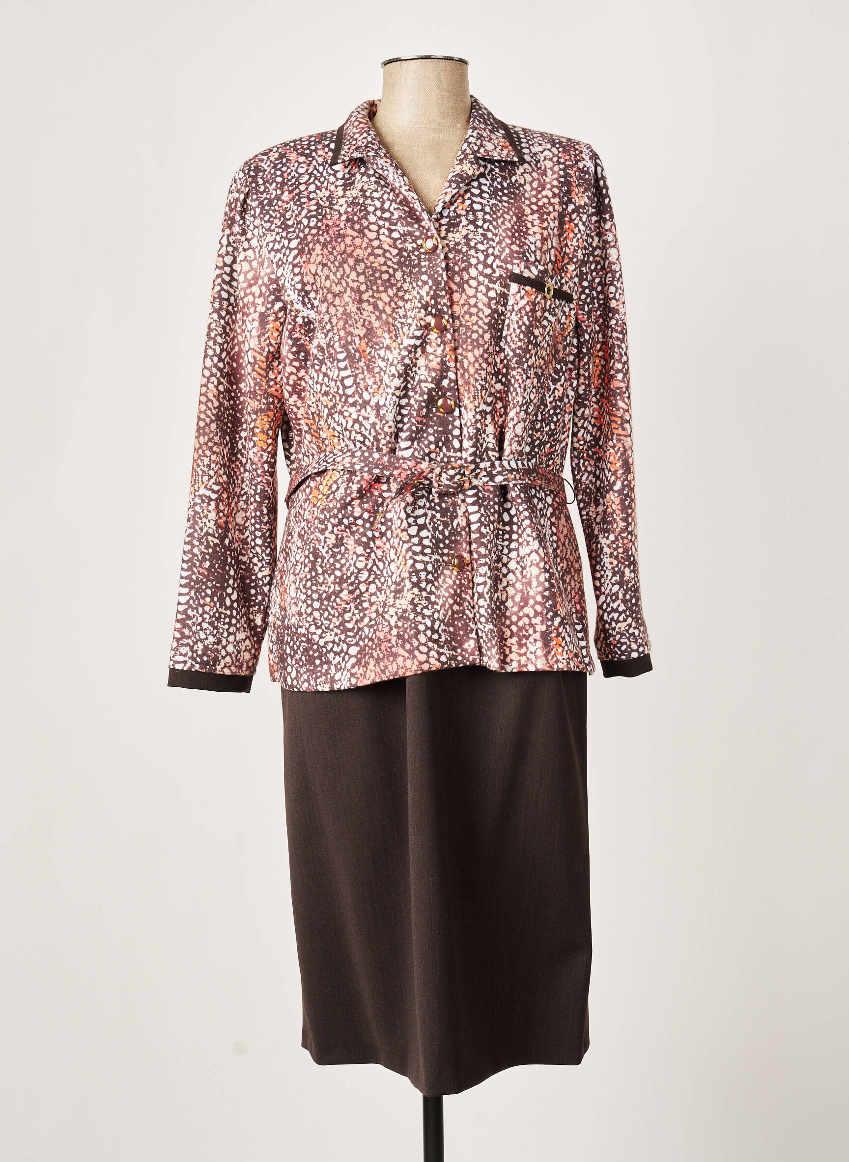 France Rivoire Ensembles Robe Femme couleur marron