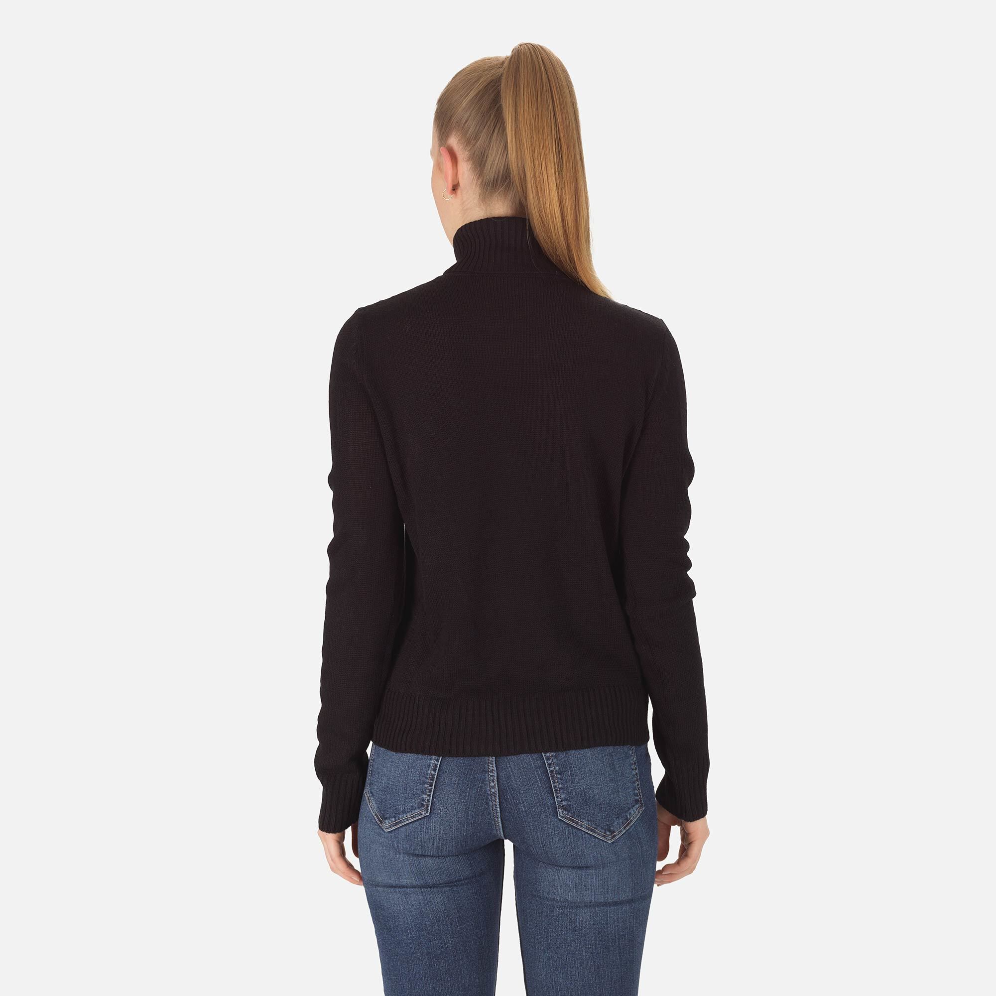 Pull à col roulé en maille Femme