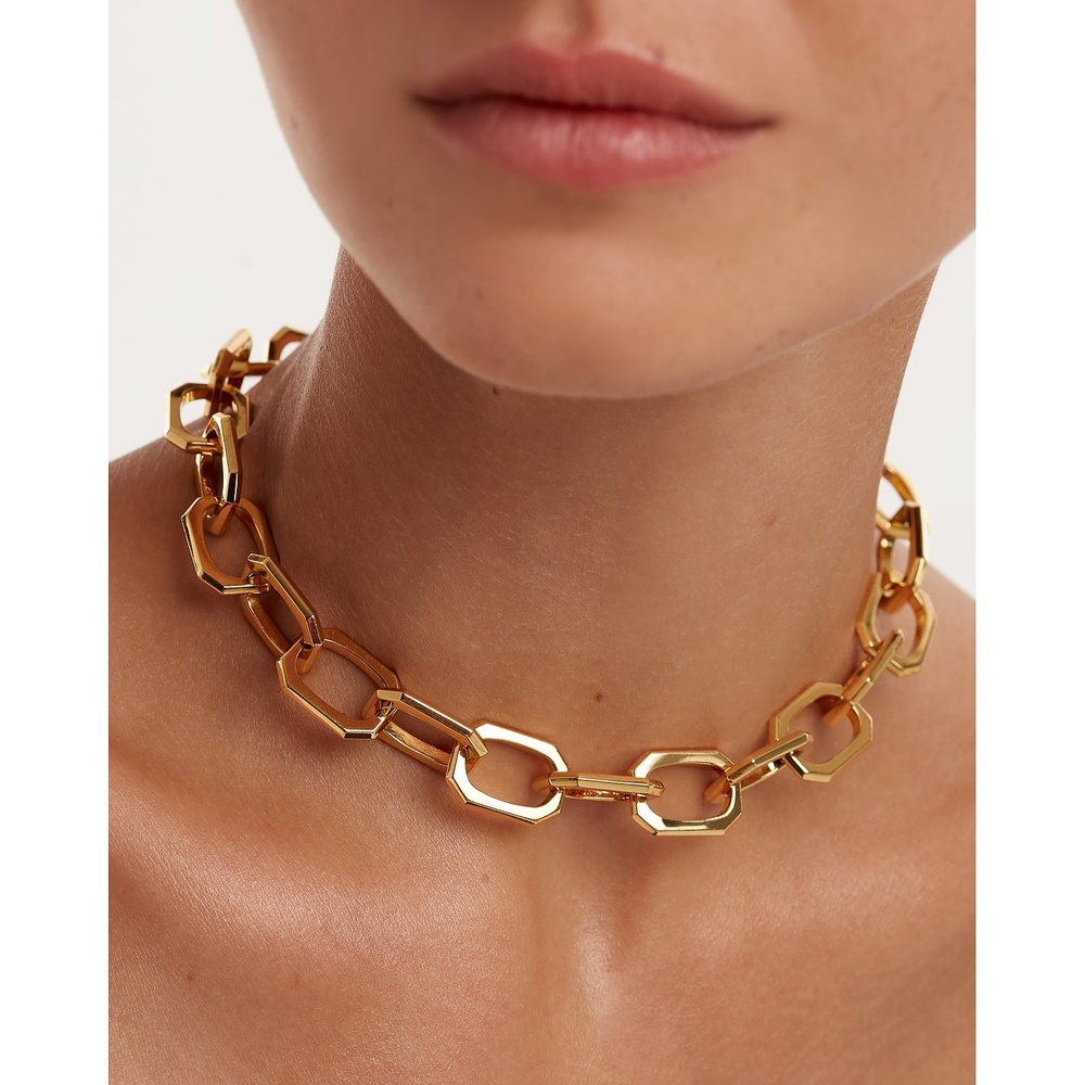 P D Paola Chaînette Laiton collier