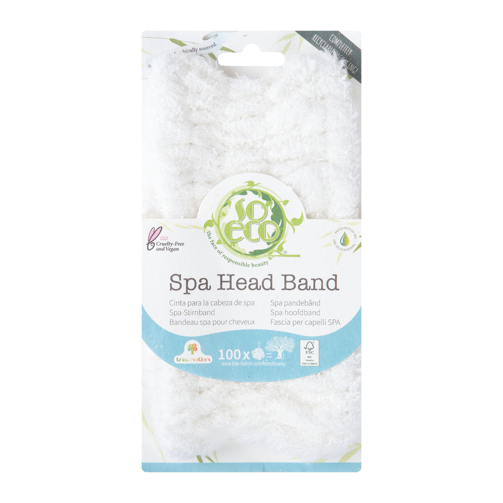 so eco Bandeau Spa en bambou Bandeau de soin