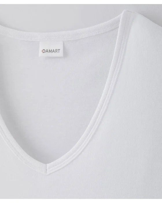 Lot de 2 tee-shirts Essential col V, manches courtes