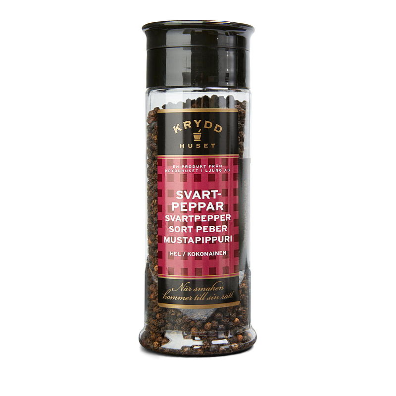 Kryddhuset Svart pepper Kryddhuset 200 g, hel