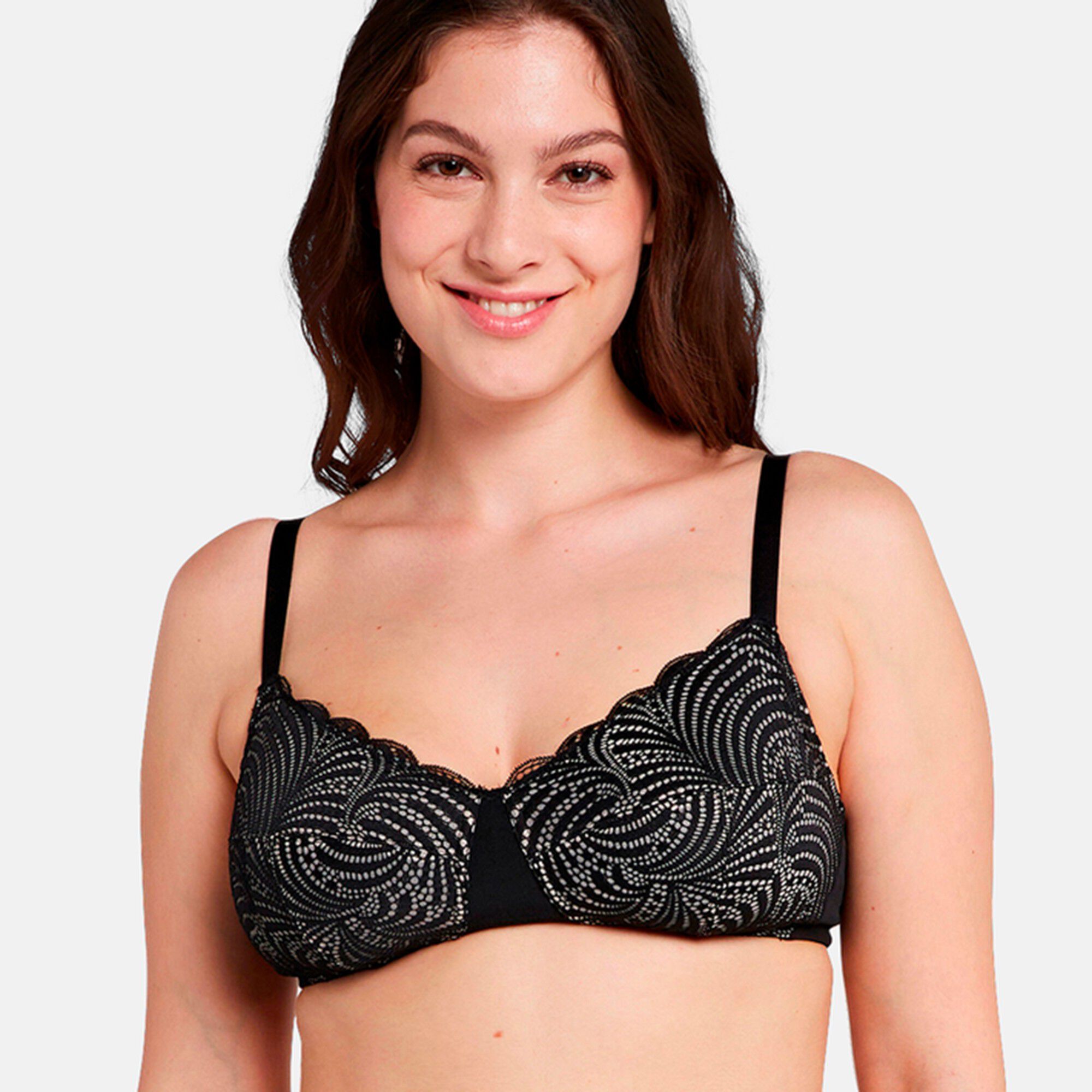 Soutien-gorge post-opératoire en dentelle et coton Olivia