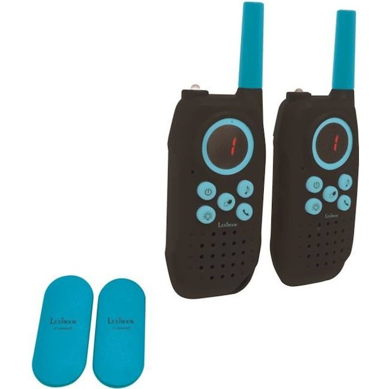 LEXIBOOK Talkies-walkies noirs 5 kilomètres de portée noir