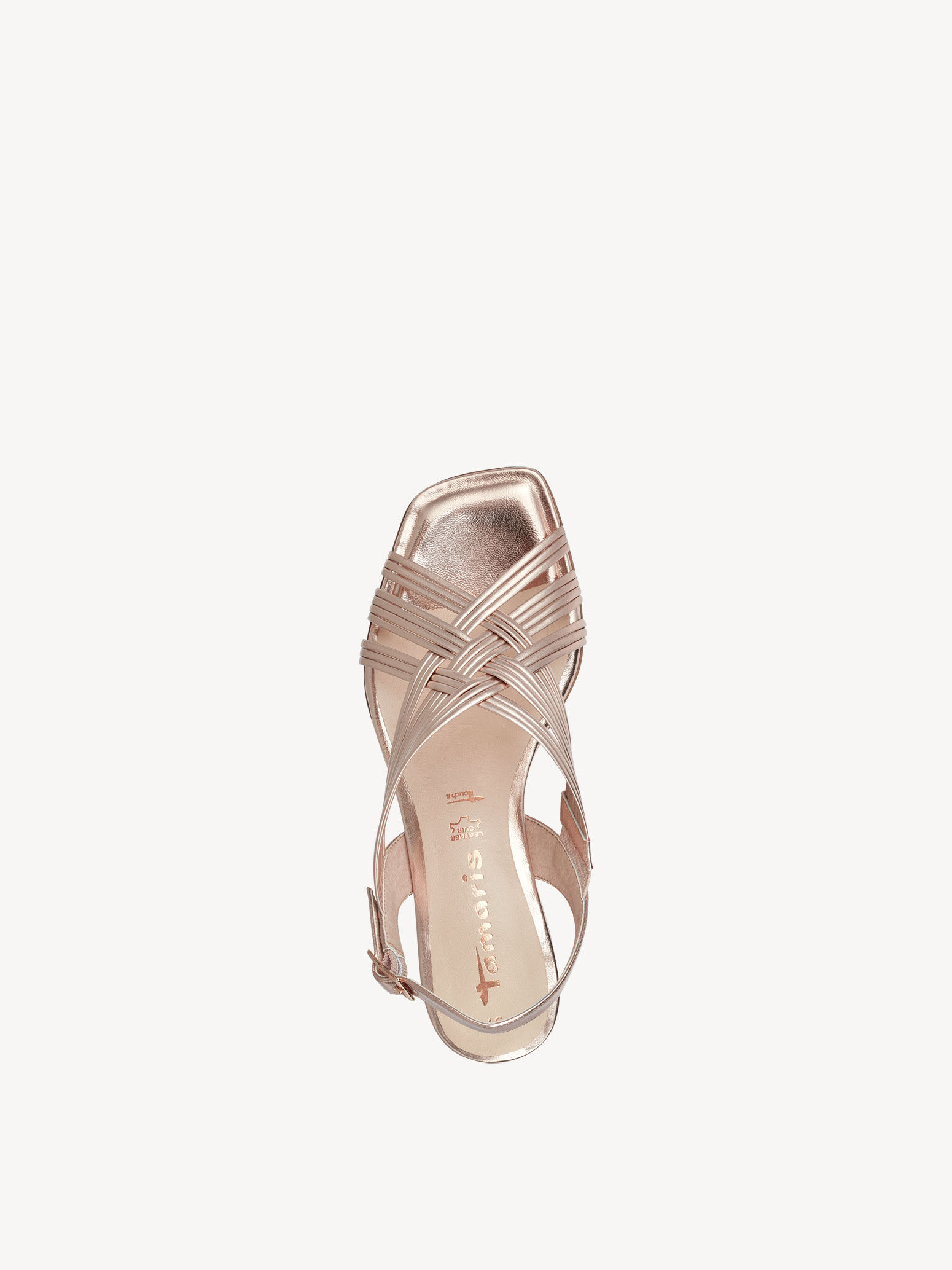 Sandale à talon - rose