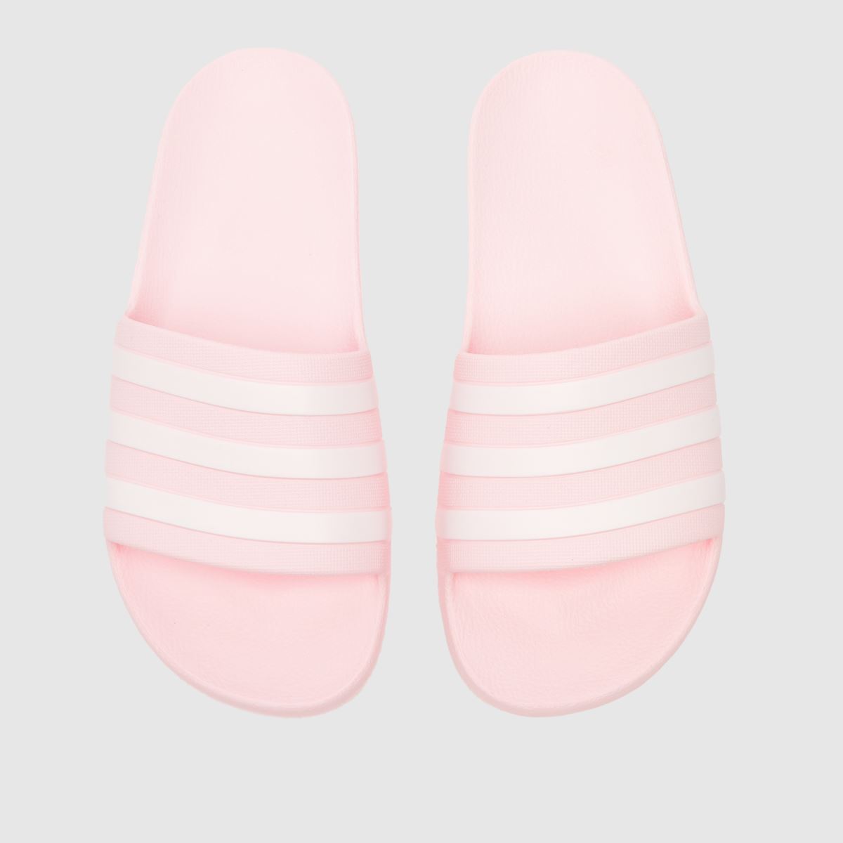 adidas adilette aqua szandál fehér és rózsaszín színben