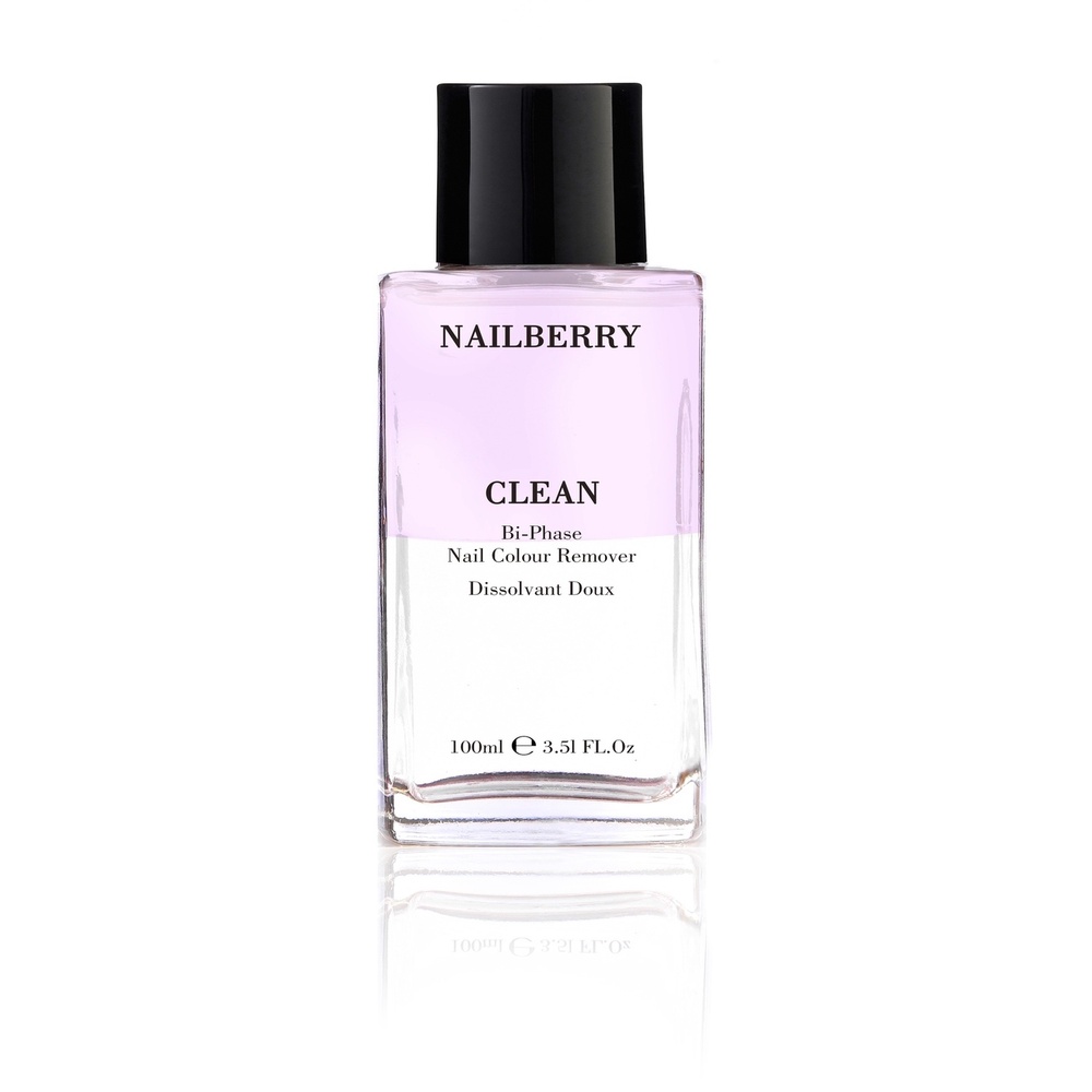 nailberry Clean Dissolvant Bi-Phase Adoucissant et Nourrissant à la Rose
