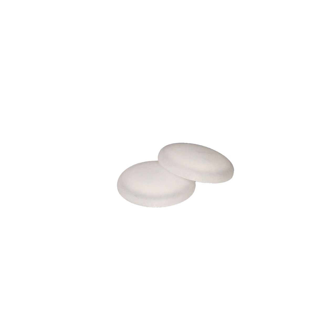 Bella Casa Dekomagnet Magnet Kühlschrankmagnet Pinnwandmagnet, Ø 30 mm, glasklar, 2 Stück