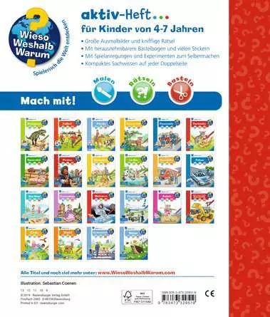 Ravensburger Wieso? Weshalb? Warum? aktiv-Heft: Fahrzeuge auf der Baustelle