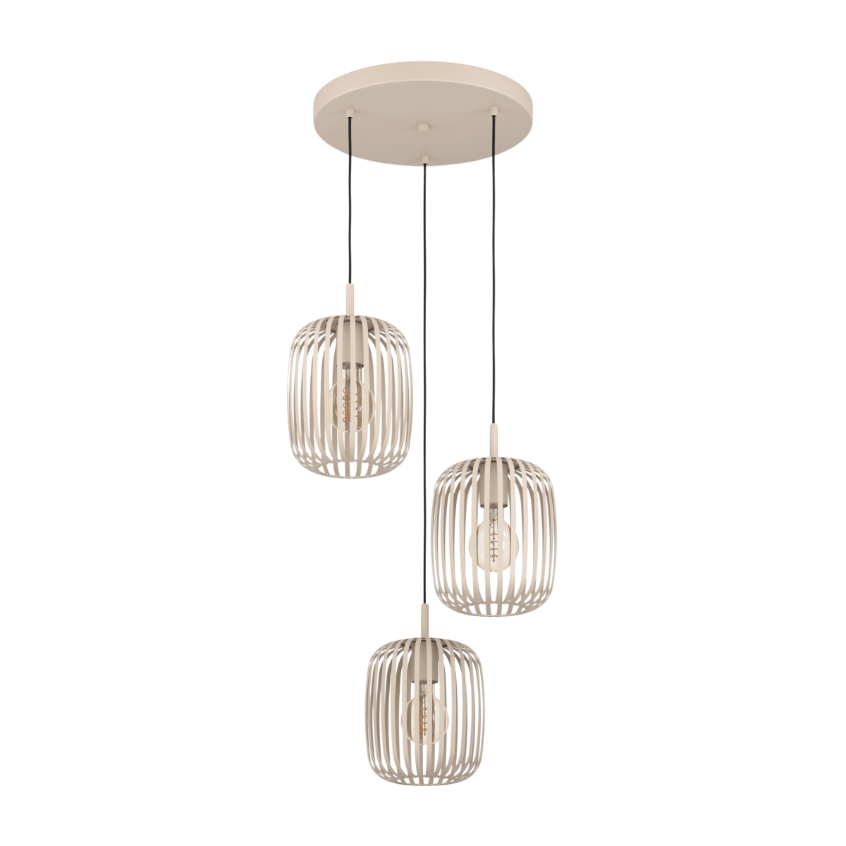 EGLO 3-flg Pendelleuchte Romazzina Sand