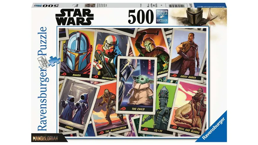 Ravensburger Puzzle - Star Wars: Mandalorian - 500 Teile