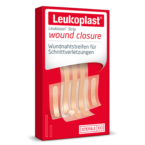 LEUKOPLAST Leukosan Strip steril 6x38 mm/6x75 mm  9 St  Pflaster