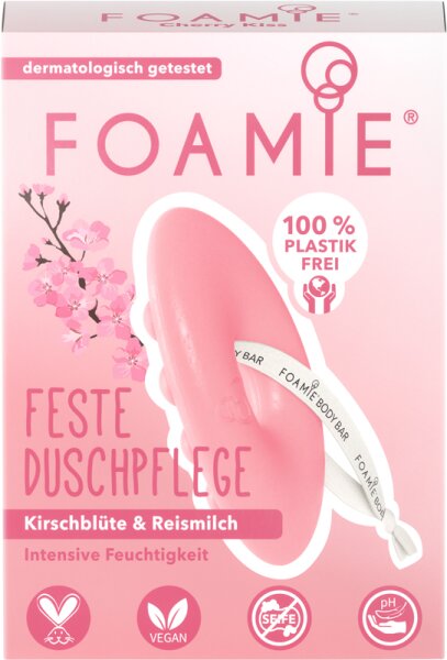 Foamie Feste Duschpflege Cherry Kiss Festes Duschgel