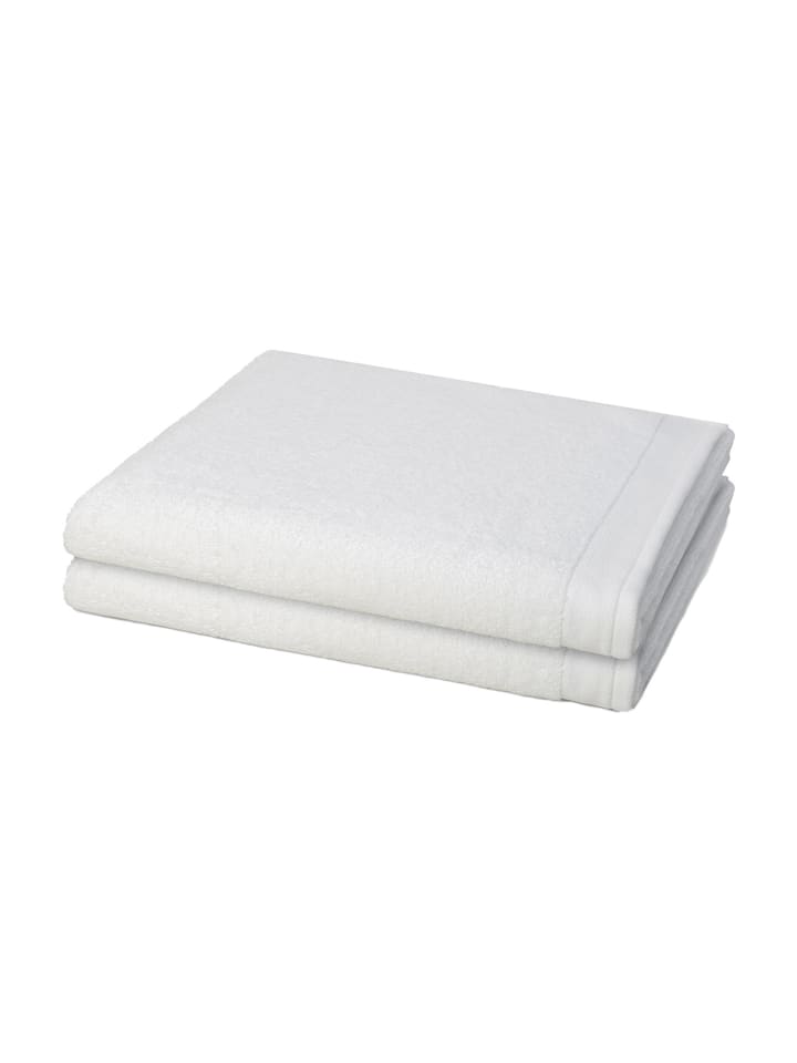Möve 2 X Duschtuch im Set Premium in Snow günstig kaufen 80 x 150cm