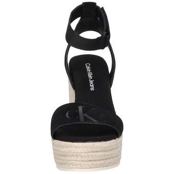 Calvin Klein Wedge Sandal in schwarz