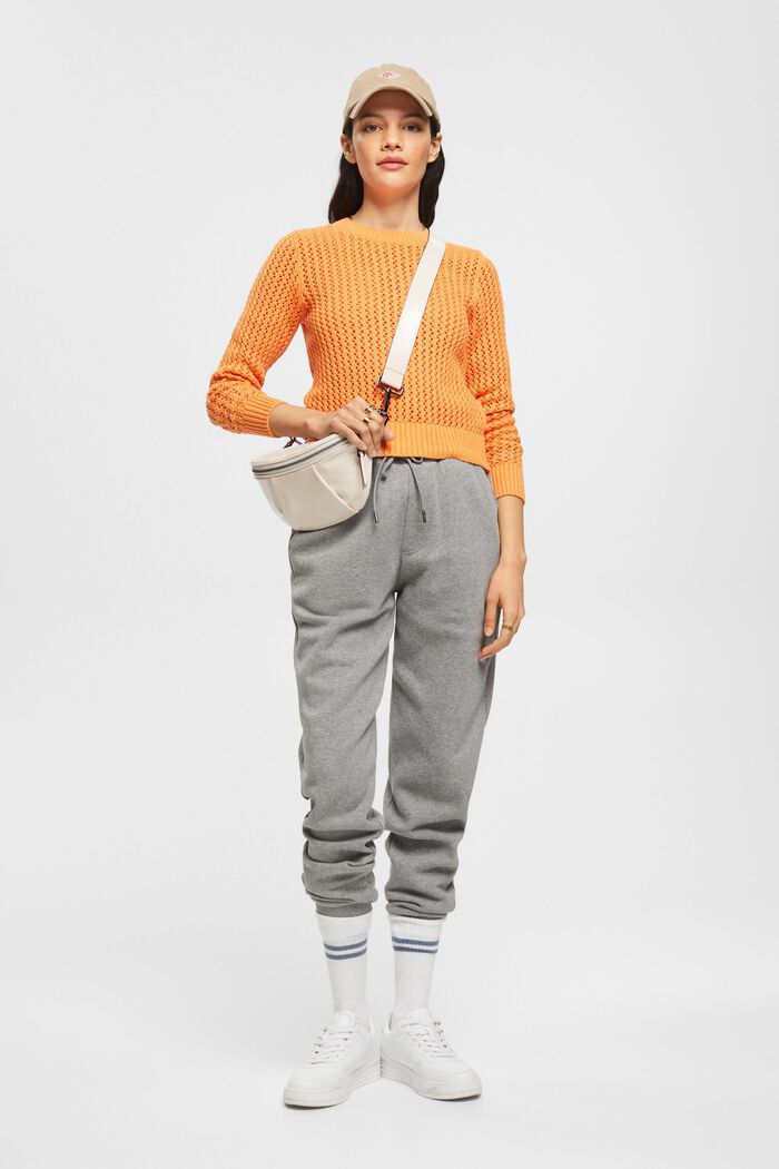 Strukturierter Pullover aus Bio-Baumwolle