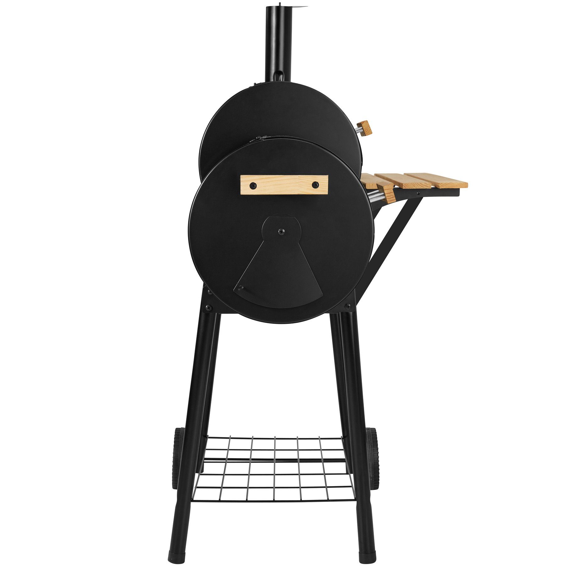 tectake Holzkohlegrill Holzkohlegrill Smoker mit Thermometer