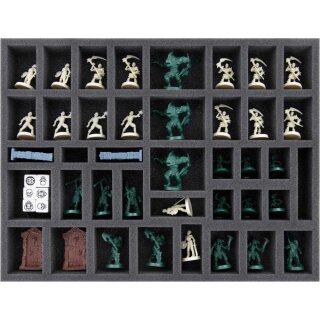 Feldherr Schaumstoffeinlage für HeroQuest (2021): Die Bastion Kellars Keep + Die Rückkehr des Hexen-Lords - Upgrade für HB01Set