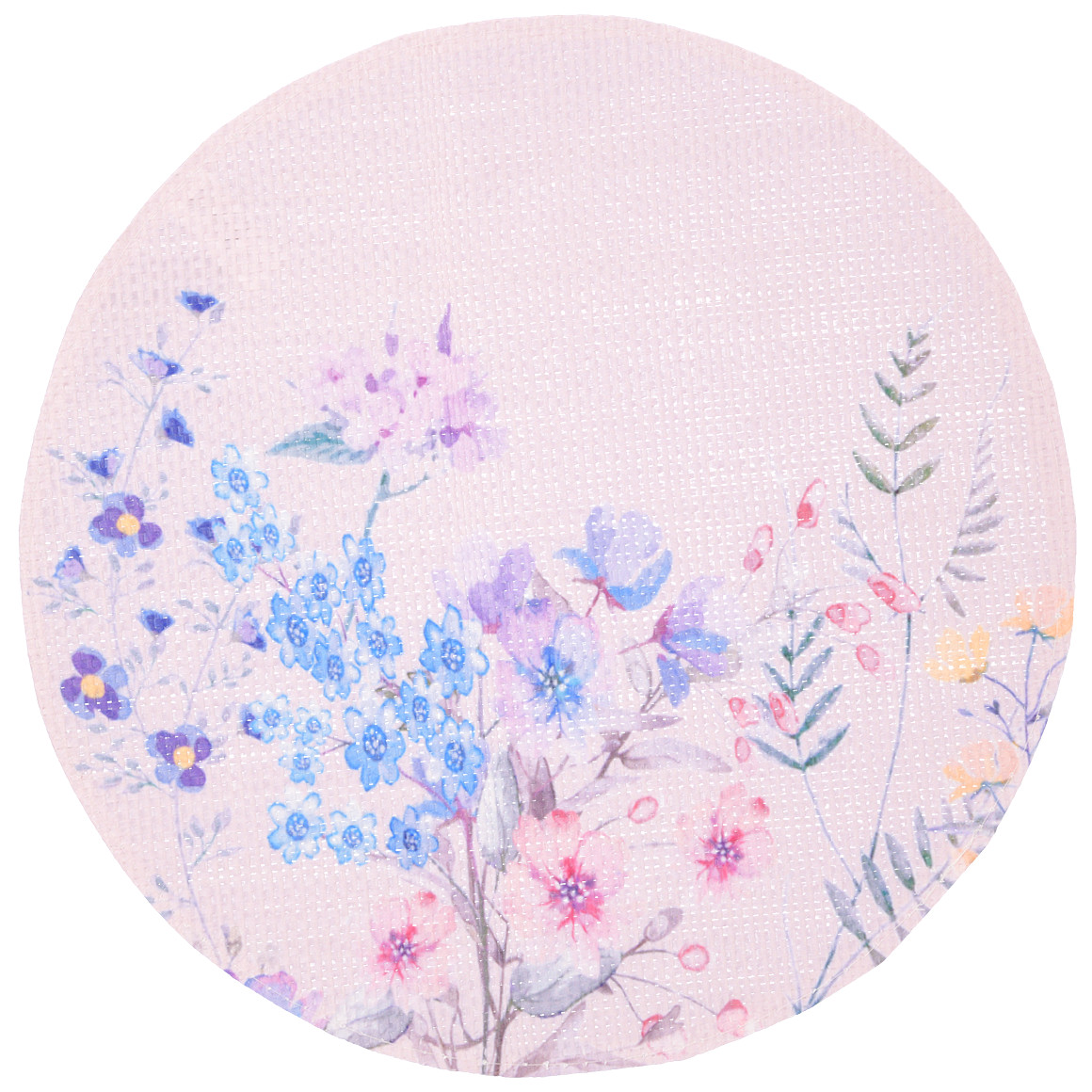 Platzset mit Blumen-Motiv