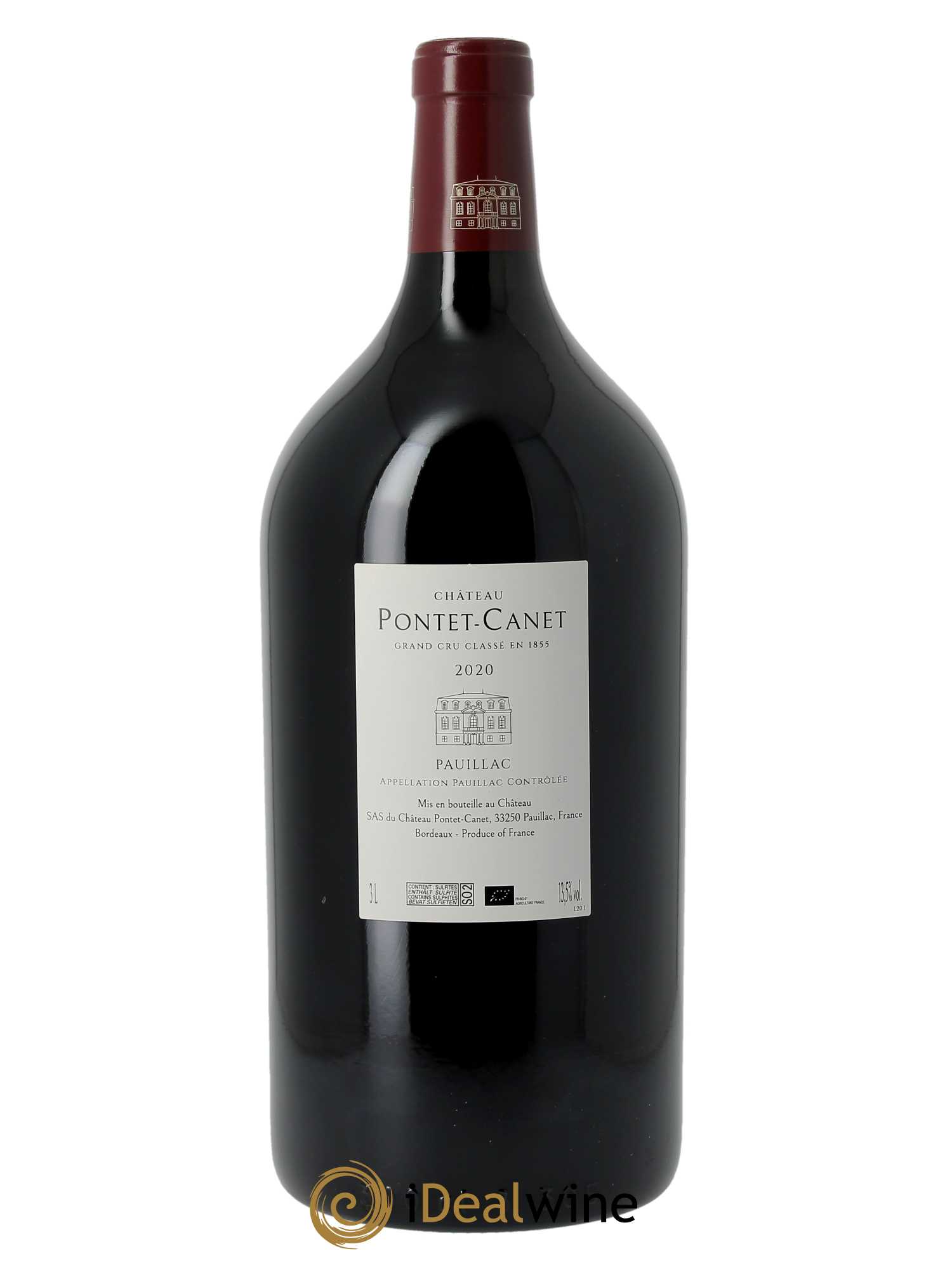 Château Pontet Canet 5ème Grand Cru Classé  2020 - Lot de 1 Double-magnum