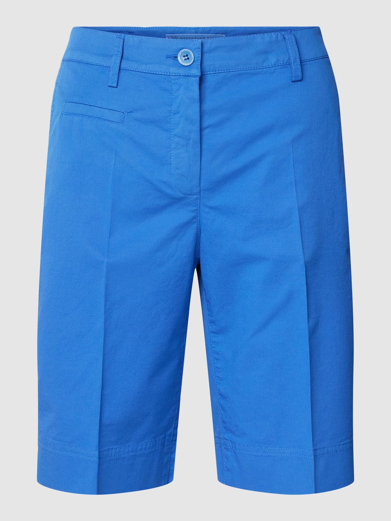 Chino-Shorts mit Bügelfalten Modell 'Marilyn' in blau