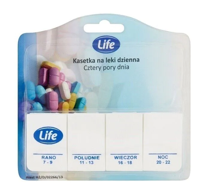 Liv, Daglig Medicinæske, 4 Gange Om Dagen