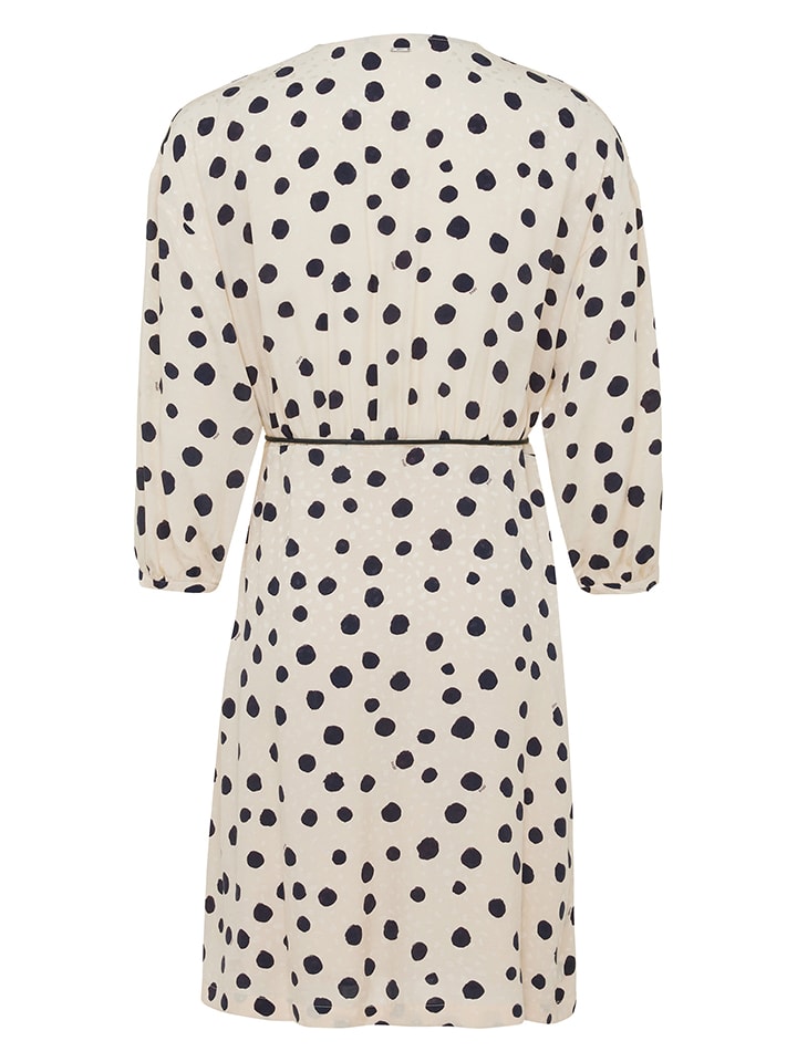 Mexx Kleid in Creme/ Schwarz günstig kaufen