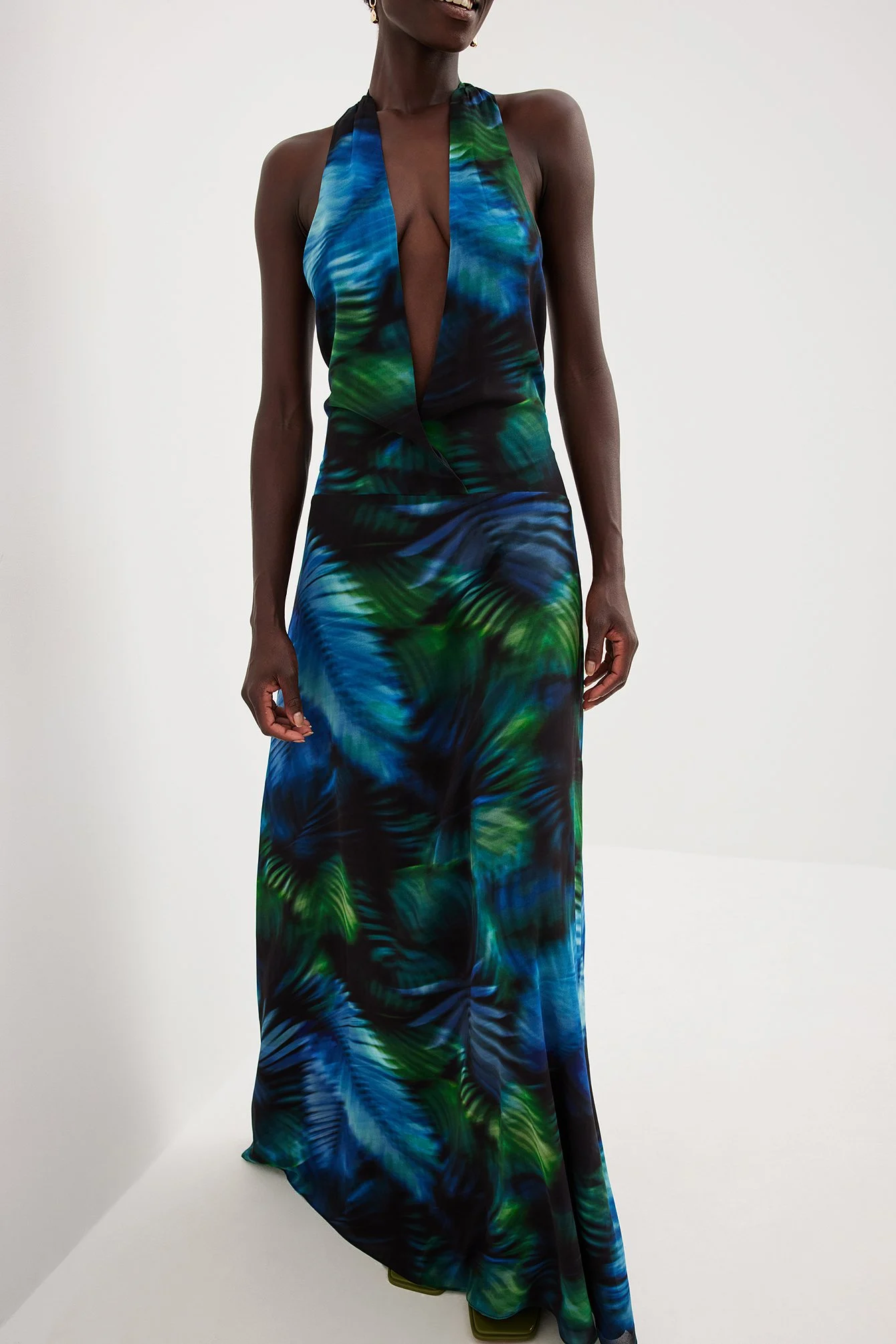 Neckholder Maxikleid