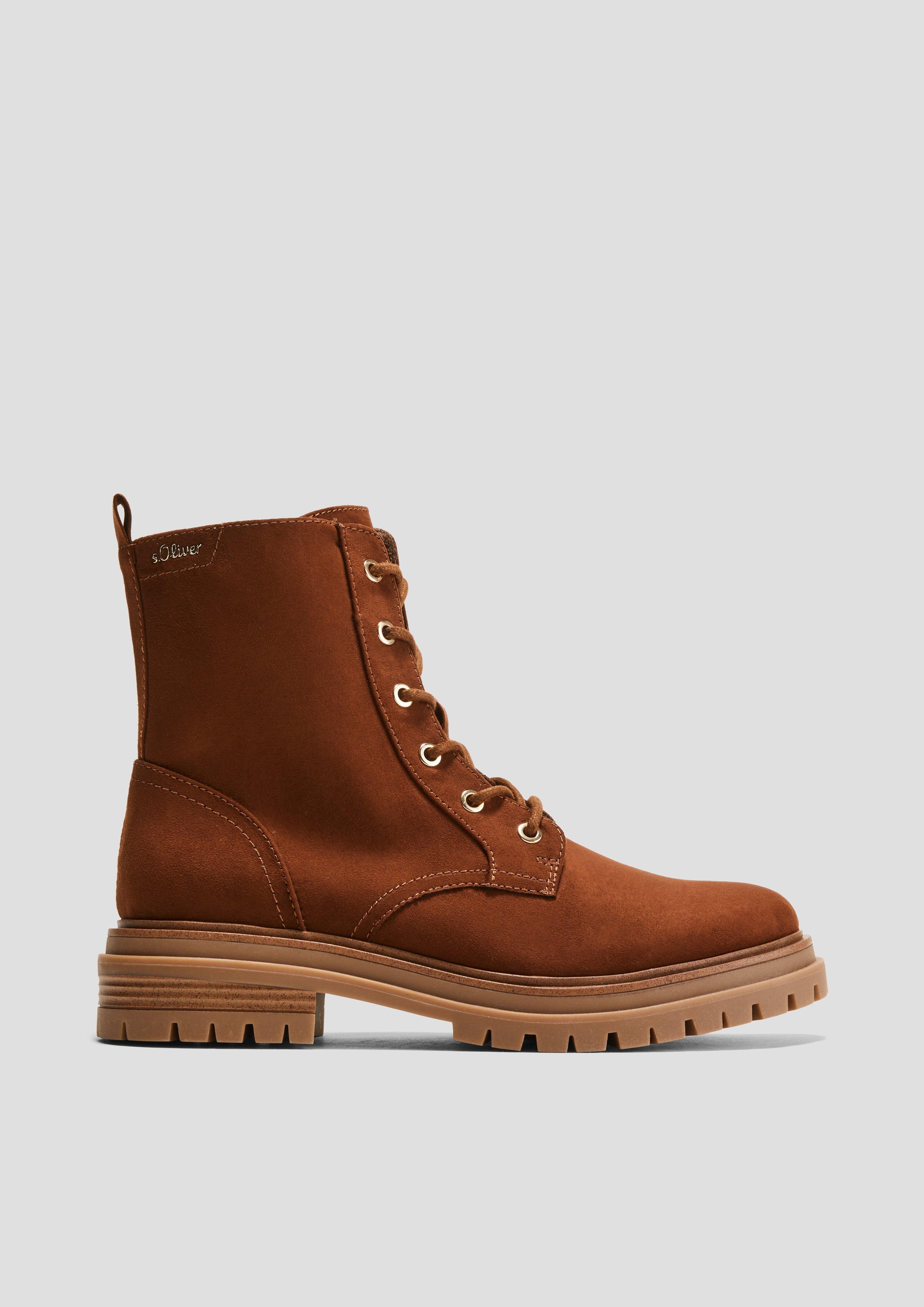 Stiefel mit Schnürung und Reißverschluss  6008279-305