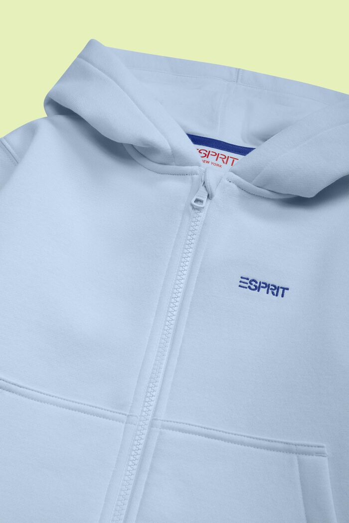 Logo-Kapuzenjacke mit Reißverschluss