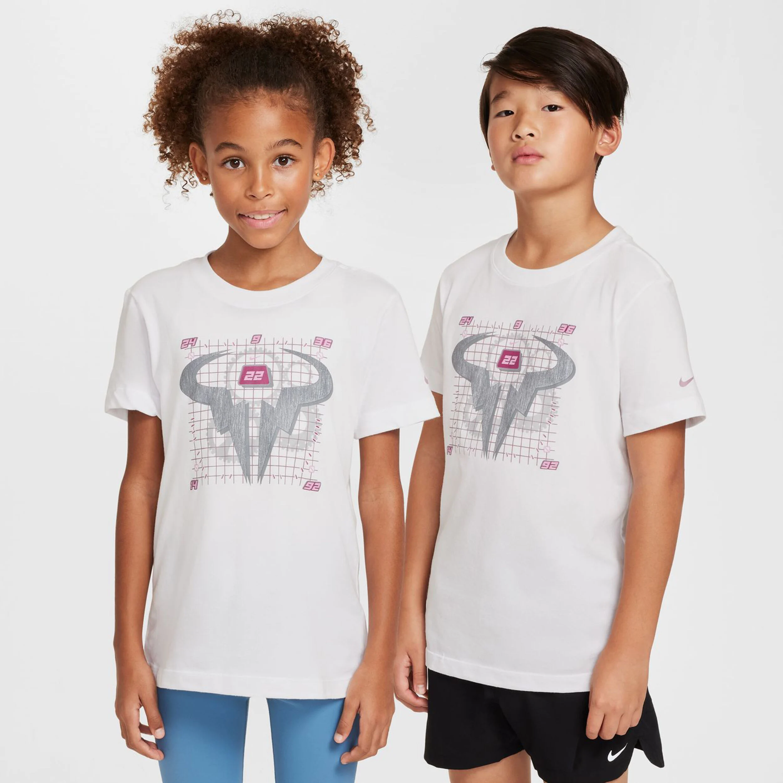 Dri-Fit Rafa T-Shirt Kinder - Weiß