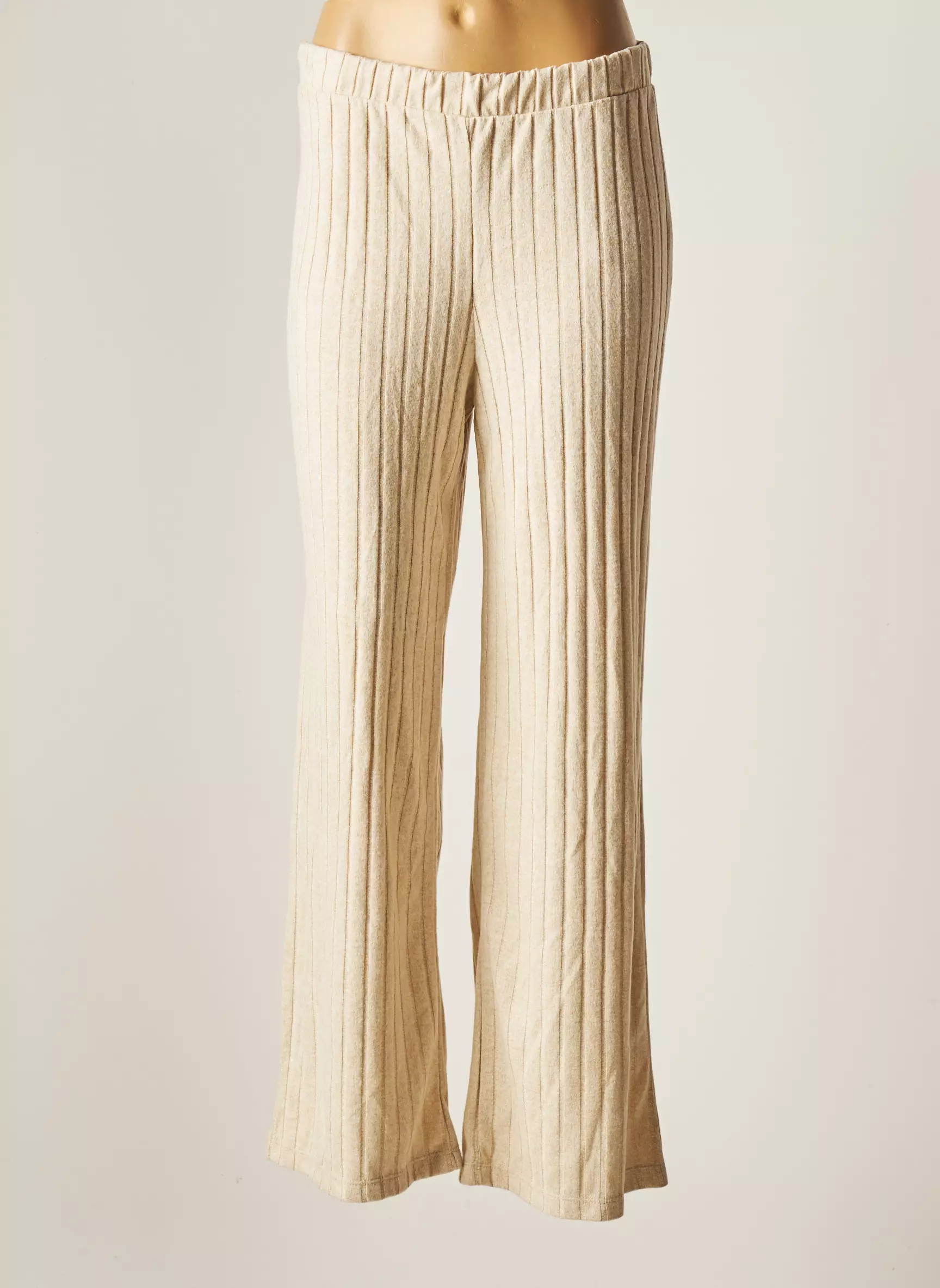 Vero Moda Pantalons Larges Femme couleur beige