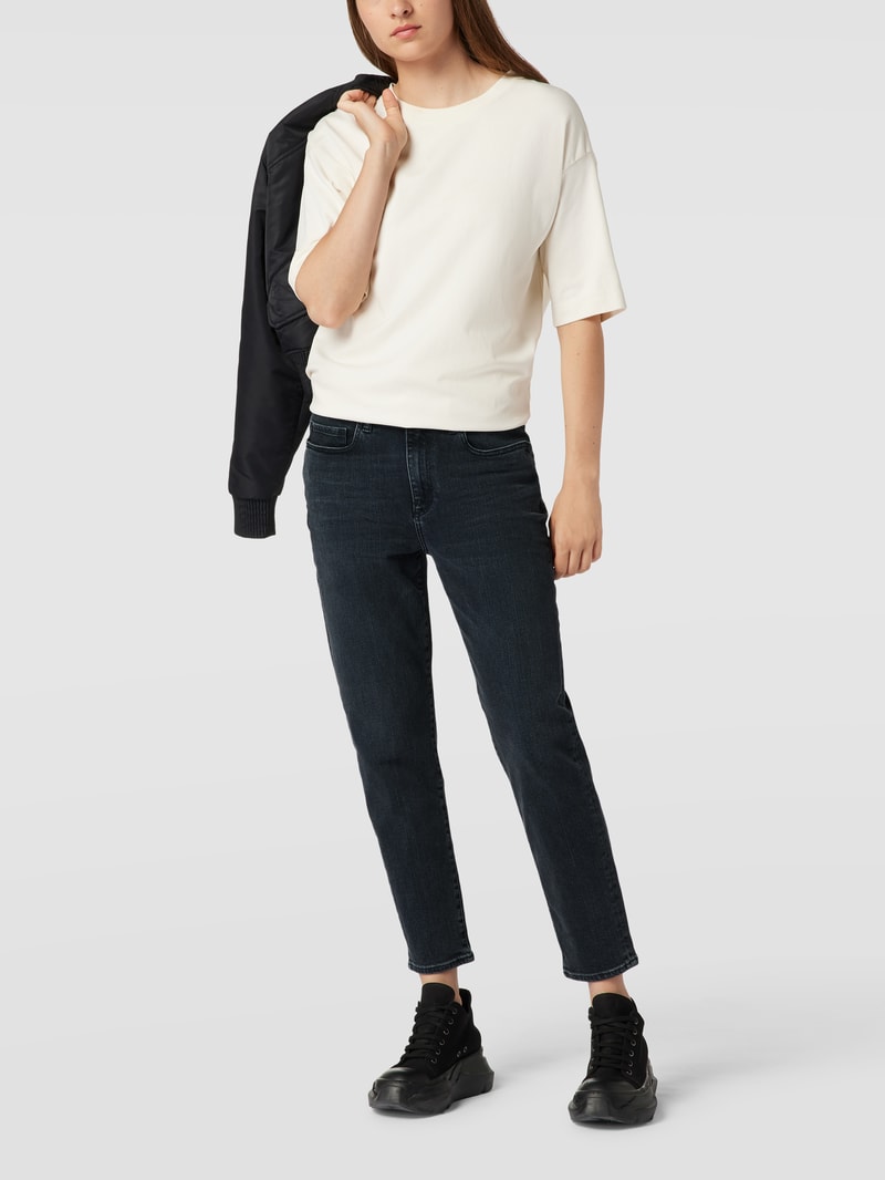 Tapered Fit Jeans mit 5-Pocket-Design Modell 'CAYAA TAPERED' in schwarz