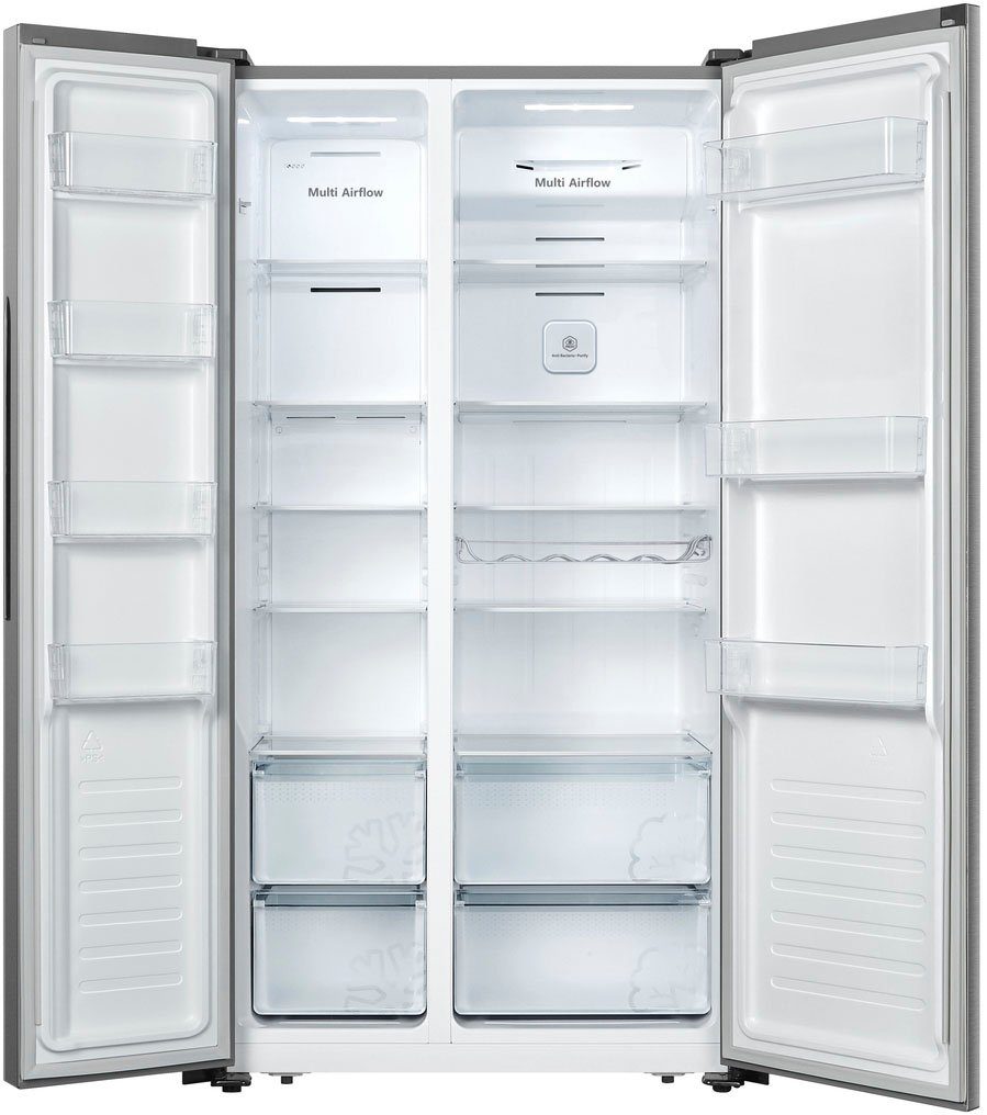 Hisense Side-by-Side RS677N4BIE, 178,6 cm hoch, 91 cm breit
